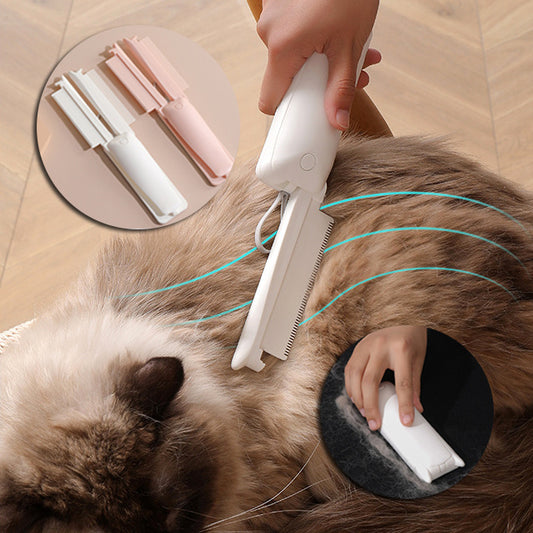 Pet Groomer Pet Hair Removal Brush Cat Grooming Brush Dog Cat Massage Epilator To Remove Floating Hair Cat Hair Dog Pet Supplies - ShopSphere360.shop